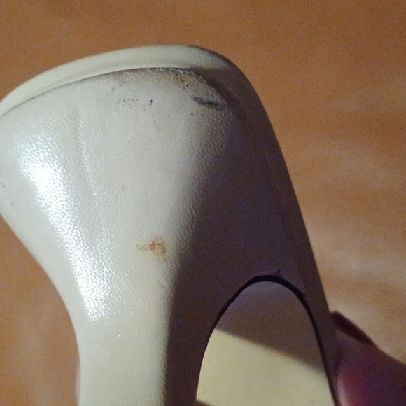 💫Nine WEST Women's Cream Heeled Mules - Picture 11 of 12